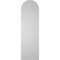 Ekena Millwork Round Top Surface Mount PVC Gable Vent w/ 2"W x 2"P Brickmould Sill Frame, 12"W x 40"H GVPRT12X4003SN - alternate 2